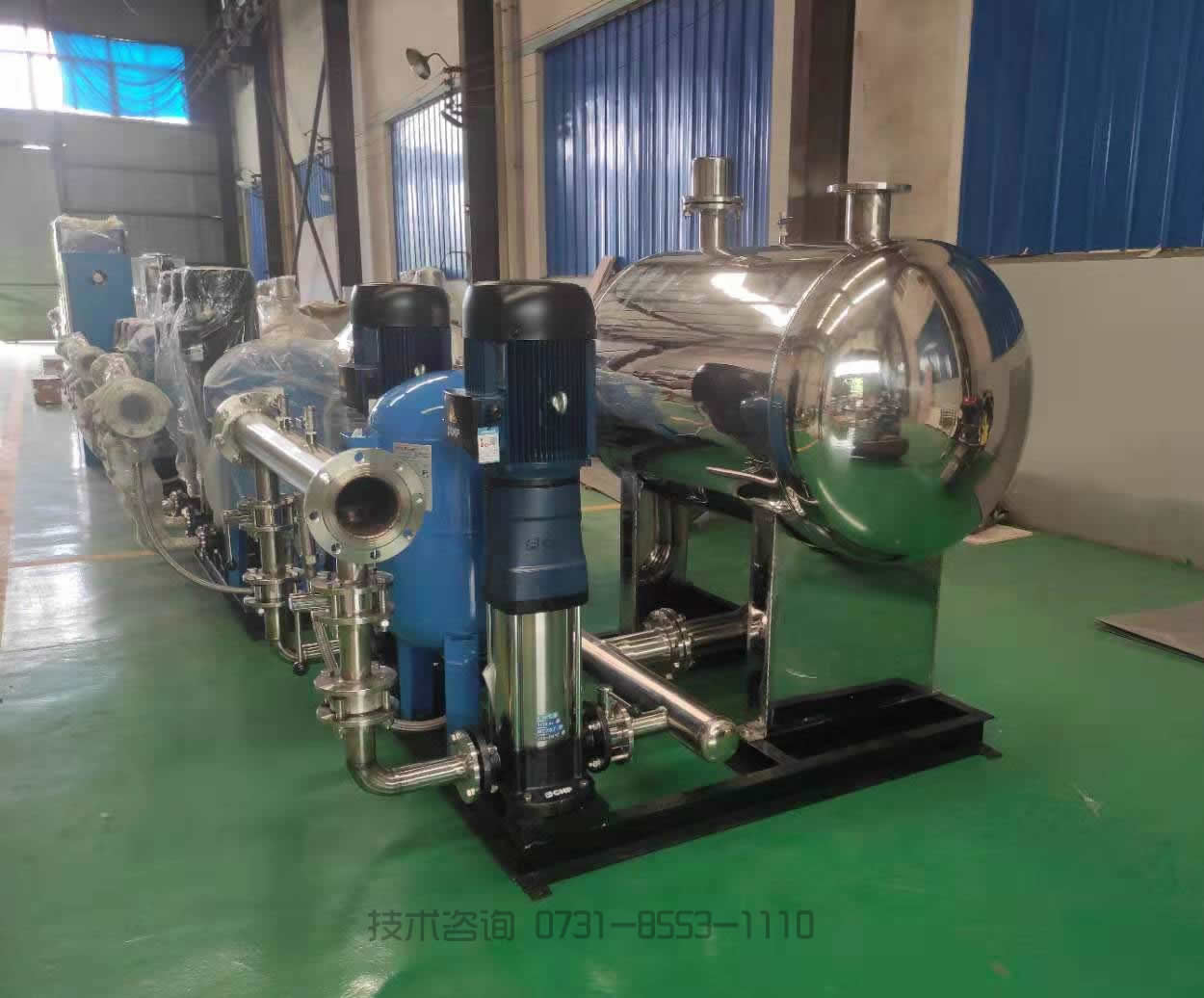 不銹鋼無負壓供水設備生產工藝流程